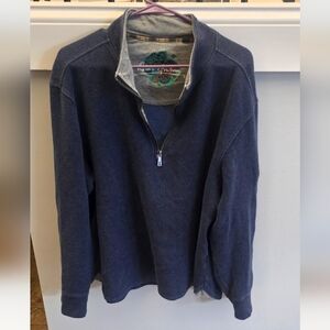 Robert graham Navy Zip-Up Sweater xl